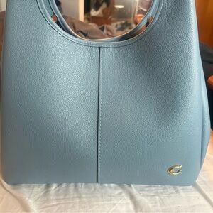 Coach Lana shoulder bag large bluebell